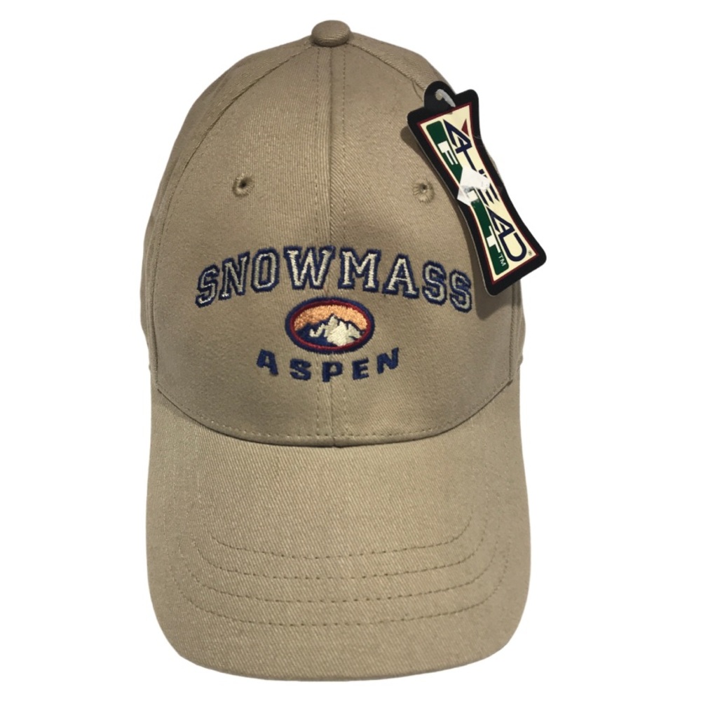 Snowmass Aspen Destination Baseball Trucker Style Hat New With Tag Size M/L
